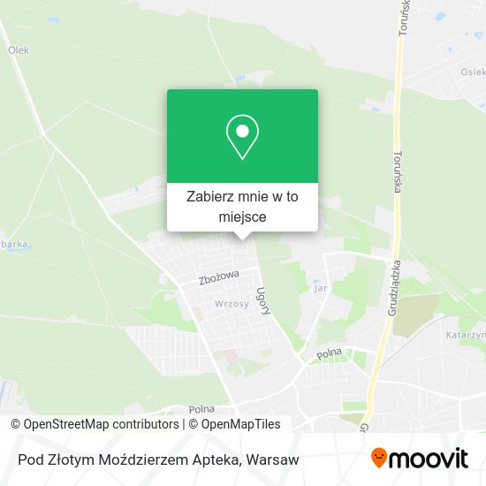 Mapa Pod Złotym Moździerzem Apteka