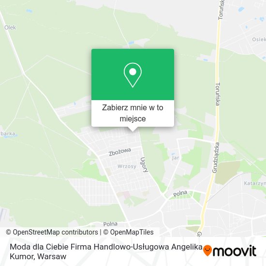 Mapa Moda dla Ciebie Firma Handlowo-Usługowa Angelika Kumor