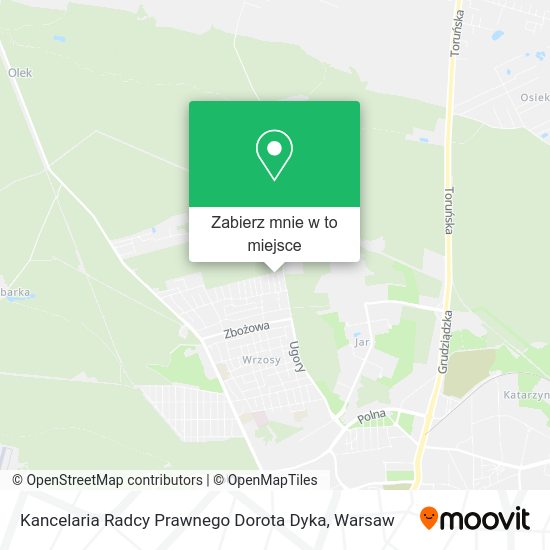 Mapa Kancelaria Radcy Prawnego Dorota Dyka