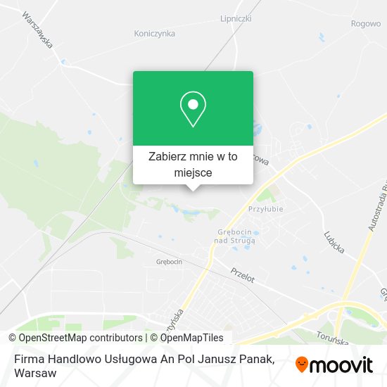 Mapa Firma Handlowo Usługowa An Pol Janusz Panak