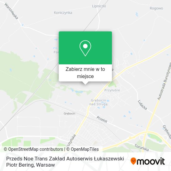 Mapa Przeds Noe Trans Zakład Autoserwis Łukaszewski Piotr Bering