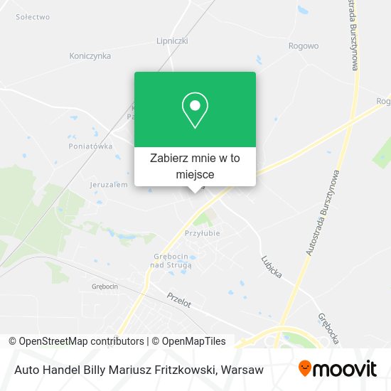 Mapa Auto Handel Billy Mariusz Fritzkowski