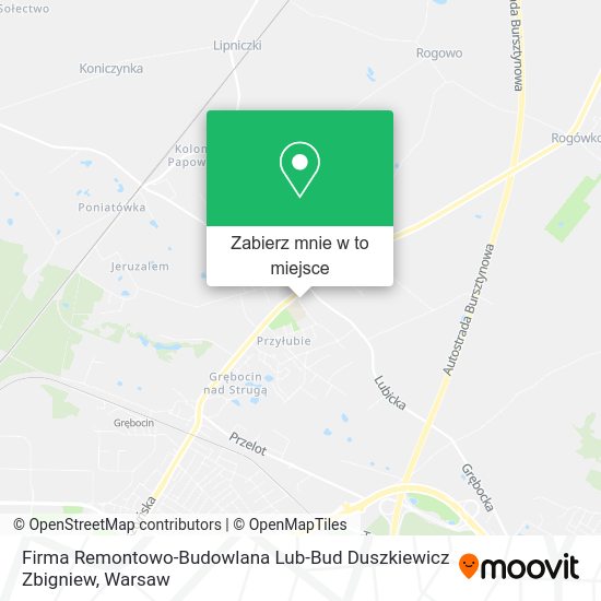 Mapa Firma Remontowo-Budowlana Lub-Bud Duszkiewicz Zbigniew