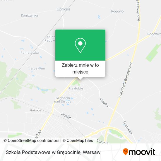 Mapa Szkoła Podstawowa w Grębocinie