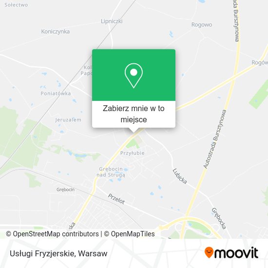 Mapa Usługi Fryzjerskie