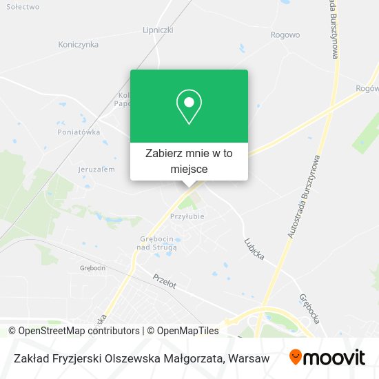 Mapa Zakład Fryzjerski Olszewska Małgorzata