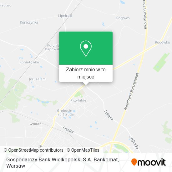 Mapa Gospodarczy Bank Wielkopolski S.A. Bankomat