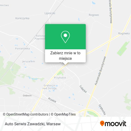 Mapa Auto Serwis Zawadzki