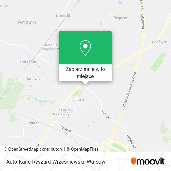 Mapa Auto-Kano Ryszard Wrześniewski