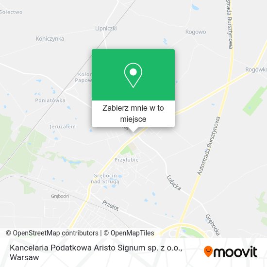 Mapa Kancelaria Podatkowa Aristo Signum sp. z o.o.