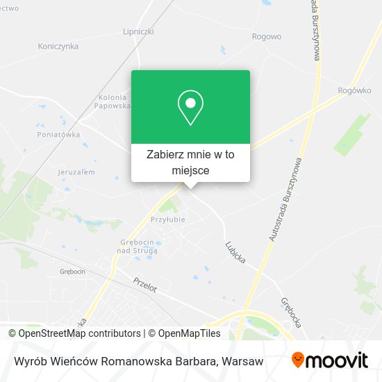 Mapa Wyrób Wieńców Romanowska Barbara