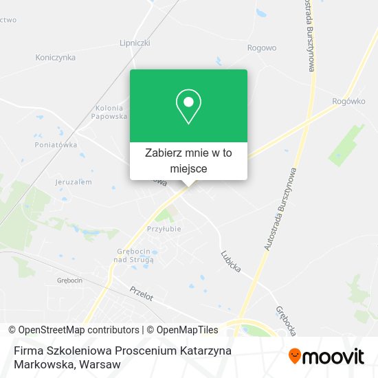 Mapa Firma Szkoleniowa Proscenium Katarzyna Markowska