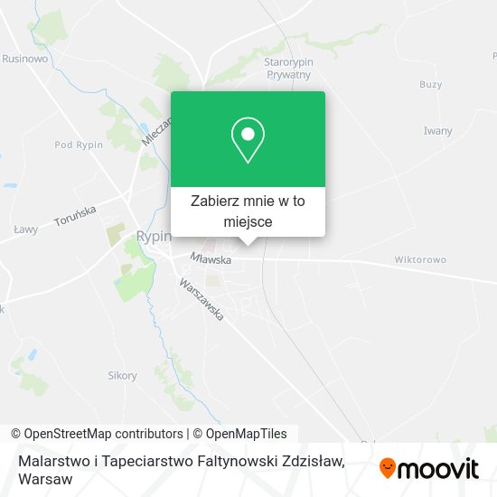 Mapa Malarstwo i Tapeciarstwo Faltynowski Zdzisław