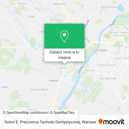 Mapa Sobol E. Pracownia Techniki Dentystycznej