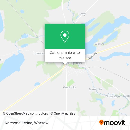 Mapa Karczma Leśna