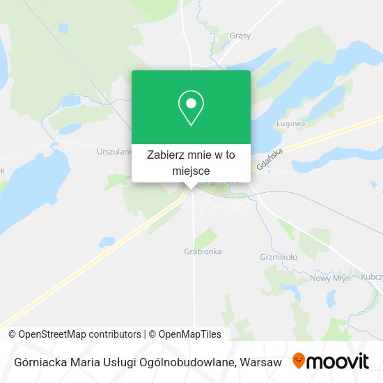 Mapa Górniacka Maria Usługi Ogólnobudowlane