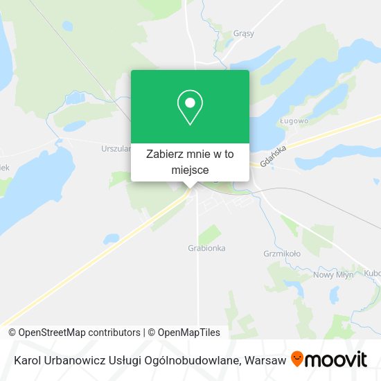 Mapa Karol Urbanowicz Usługi Ogólnobudowlane