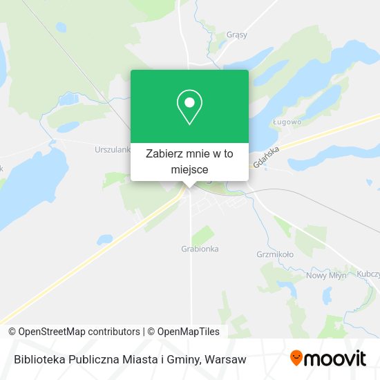 Mapa Biblioteka Publiczna Miasta i Gminy