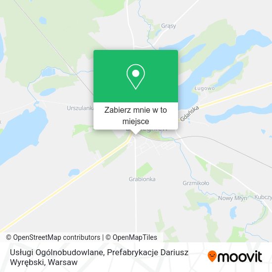 Mapa Usługi Ogólnobudowlane, Prefabrykacje Dariusz Wyrębski