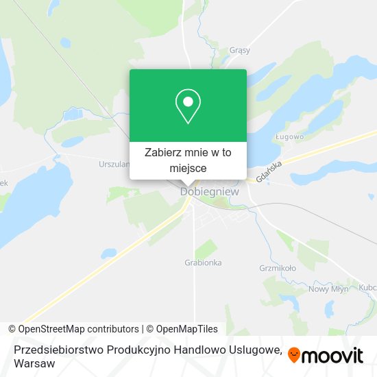 Mapa Przedsiebiorstwo Produkcyjno Handlowo Uslugowe