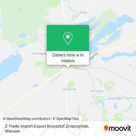 Mapa Z-Trade Import-Export Krzysztof Zmaczyński