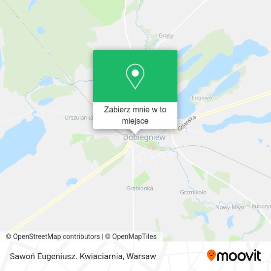 Mapa Sawoń Eugeniusz. Kwiaciarnia