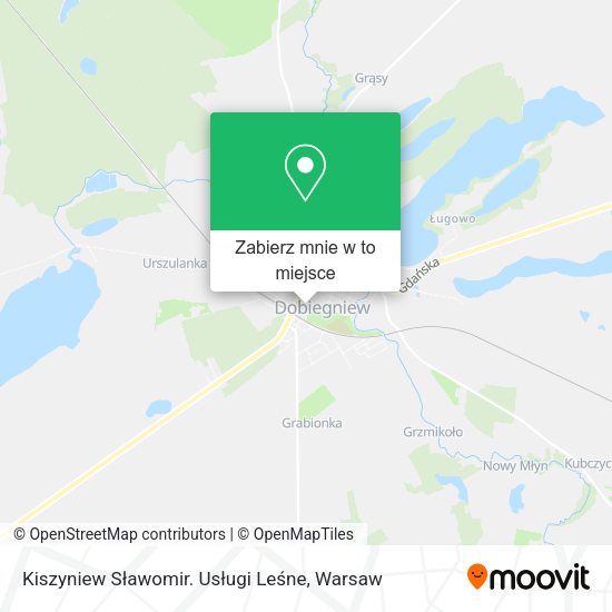 Mapa Kiszyniew Sławomir. Usługi Leśne