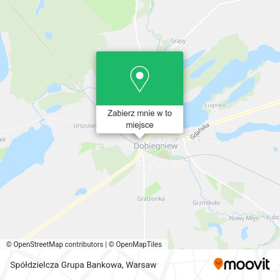 Mapa Spółdzielcza Grupa Bankowa