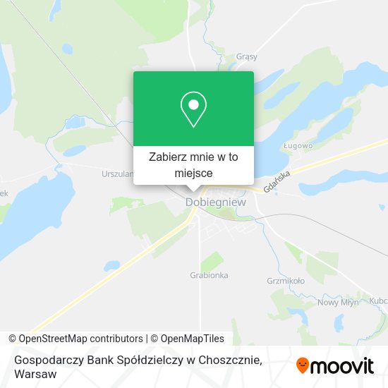 Mapa Gospodarczy Bank Spółdzielczy w Choszcznie