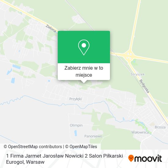 Mapa 1 Firma Jarmet Jarosław Nowicki 2 Salon Piłkarski Eurogol