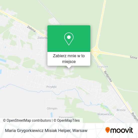 Mapa Maria Grygorkiewicz Misiak Helper