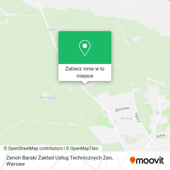 Mapa Zenon Barski Zakład Usług Technicznych Zen