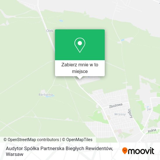 Mapa Audytor Spółka Partnerska Biegłych Rewidentów