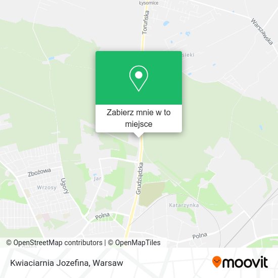 Mapa Kwiaciarnia Jozefina