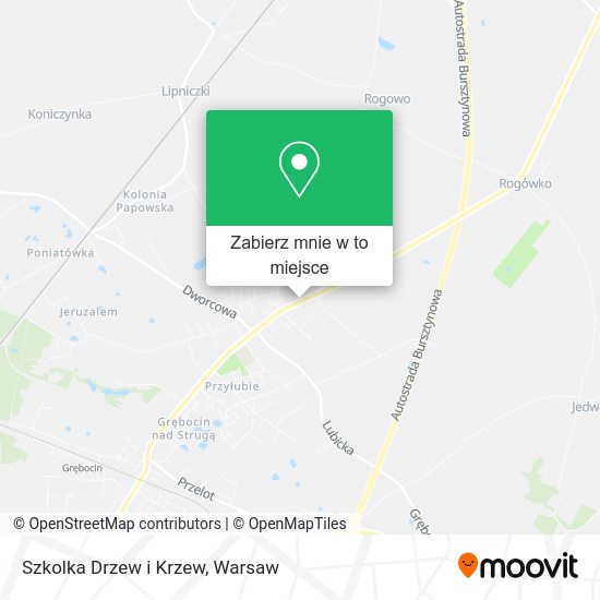 Mapa Szkolka Drzew i Krzew