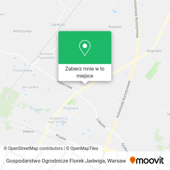 Mapa Gospodarstwo Ogrodnicze Florek Jadwiga