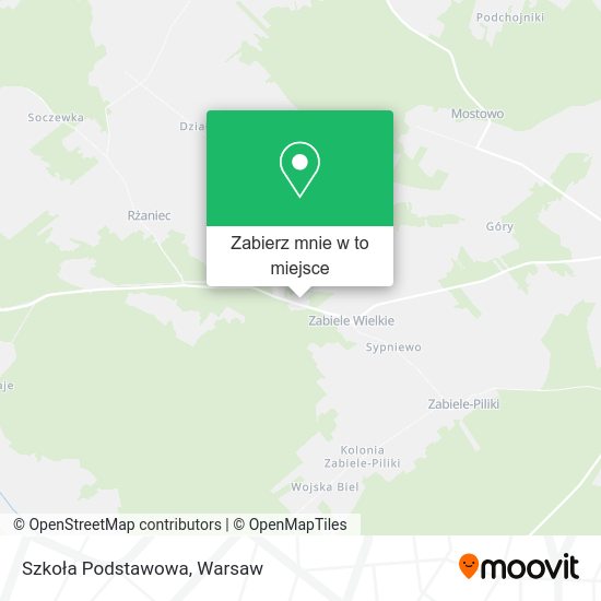 Mapa Szkoła Podstawowa