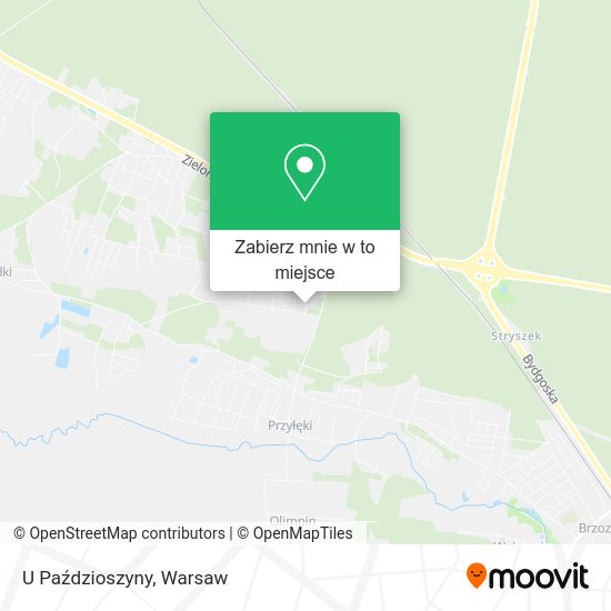 Mapa U Paździoszyny