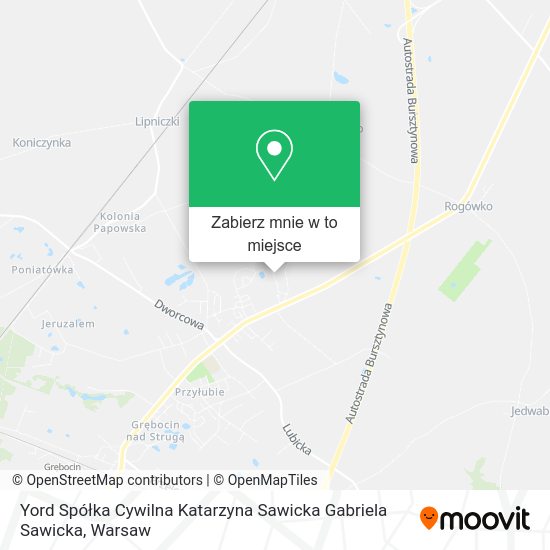 Mapa Yord Spółka Cywilna Katarzyna Sawicka Gabriela Sawicka