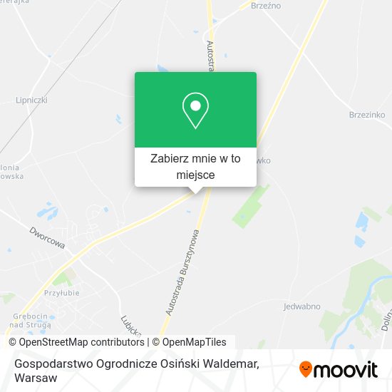 Mapa Gospodarstwo Ogrodnicze Osiński Waldemar