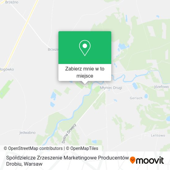 Mapa Spółdzielcze Zrzeszenie Marketingowe Producentów Drobiu