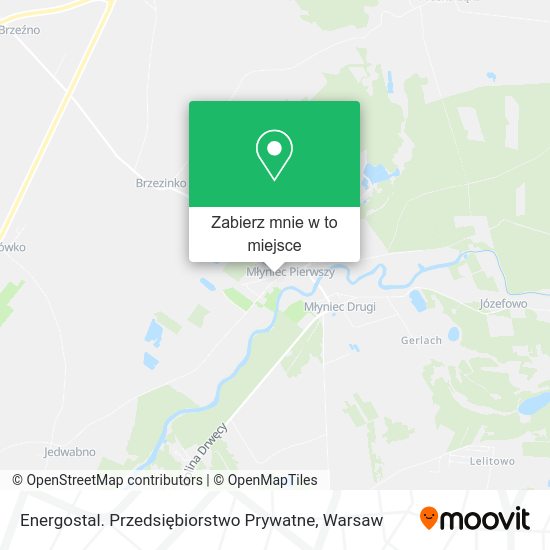 Mapa Energostal. Przedsiębiorstwo Prywatne