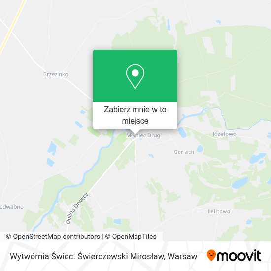 Mapa Wytwórnia Świec. Świerczewski Mirosław