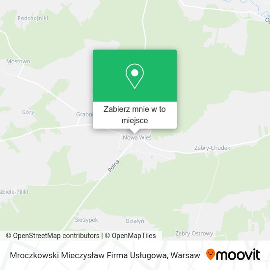 Mapa Mroczkowski Mieczysław Firma Usługowa