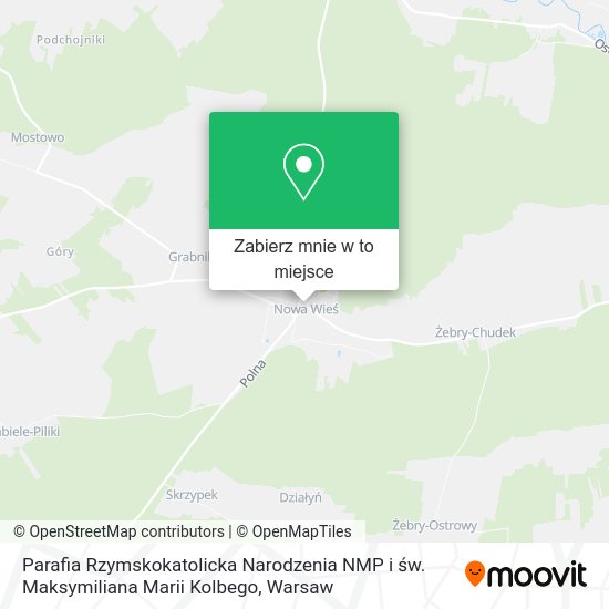 Mapa Parafia Rzymskokatolicka Narodzenia NMP i św. Maksymiliana Marii Kolbego