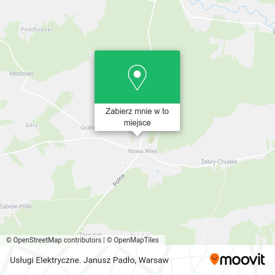 Mapa Usługi Elektryczne. Janusz Padło