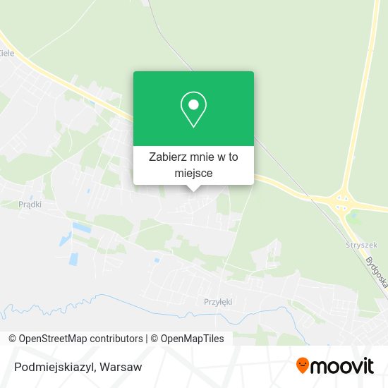 Mapa Podmiejskiazyl