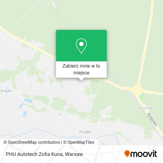 Mapa PHU Autotech Zofia Kuna