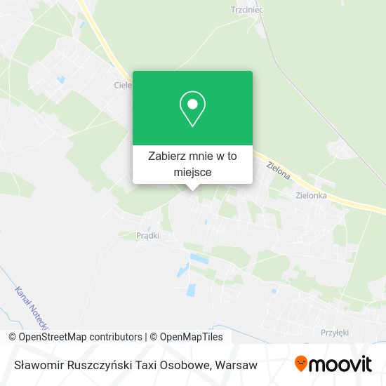 Mapa Sławomir Ruszczyński Taxi Osobowe