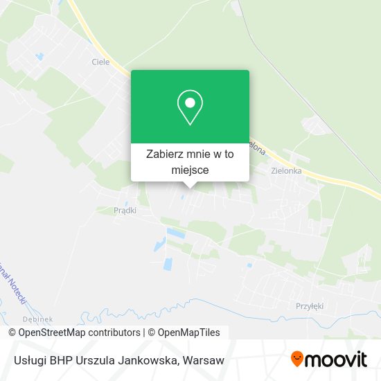 Mapa Usługi BHP Urszula Jankowska